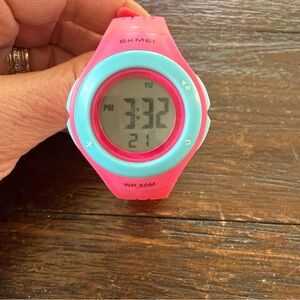 Kids Digital Waterproof Watch w/Alarm, Stopwatch & Light